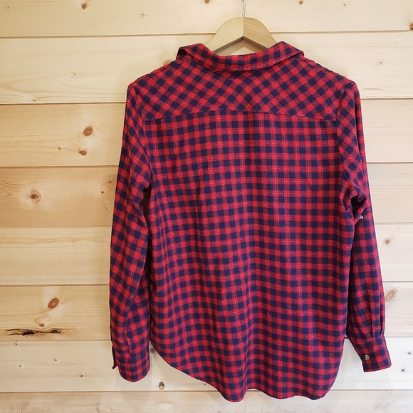 Red Plaid Button-down - Picture 6 of 10